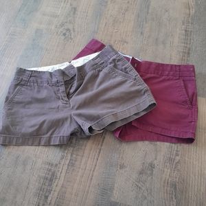 Bundle Of 2 Jcrew Chino Shorts